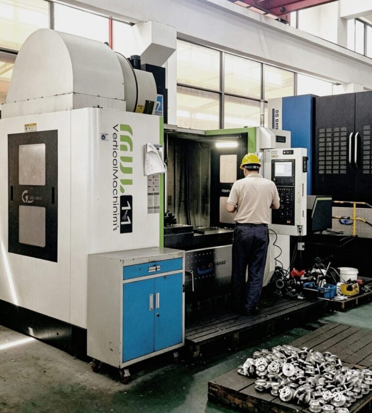 CNC machine tools for valve parts machining in workshop